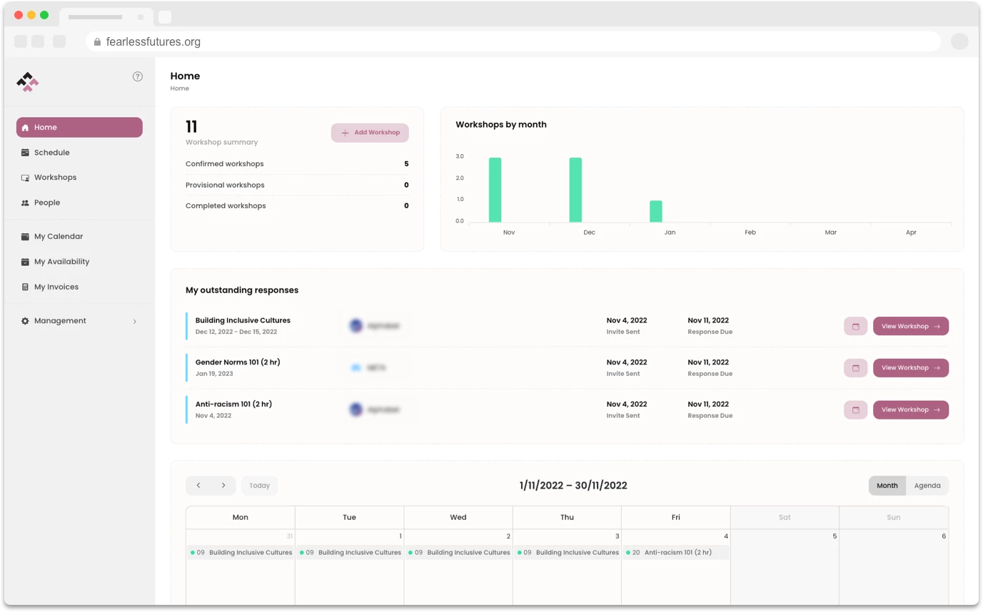 Fearless Futures scheduler interface